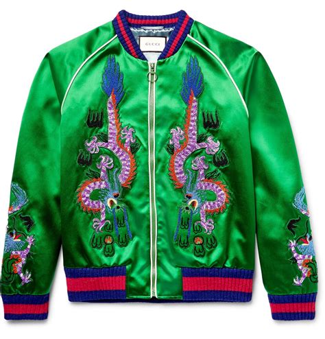 green Gucci jacket